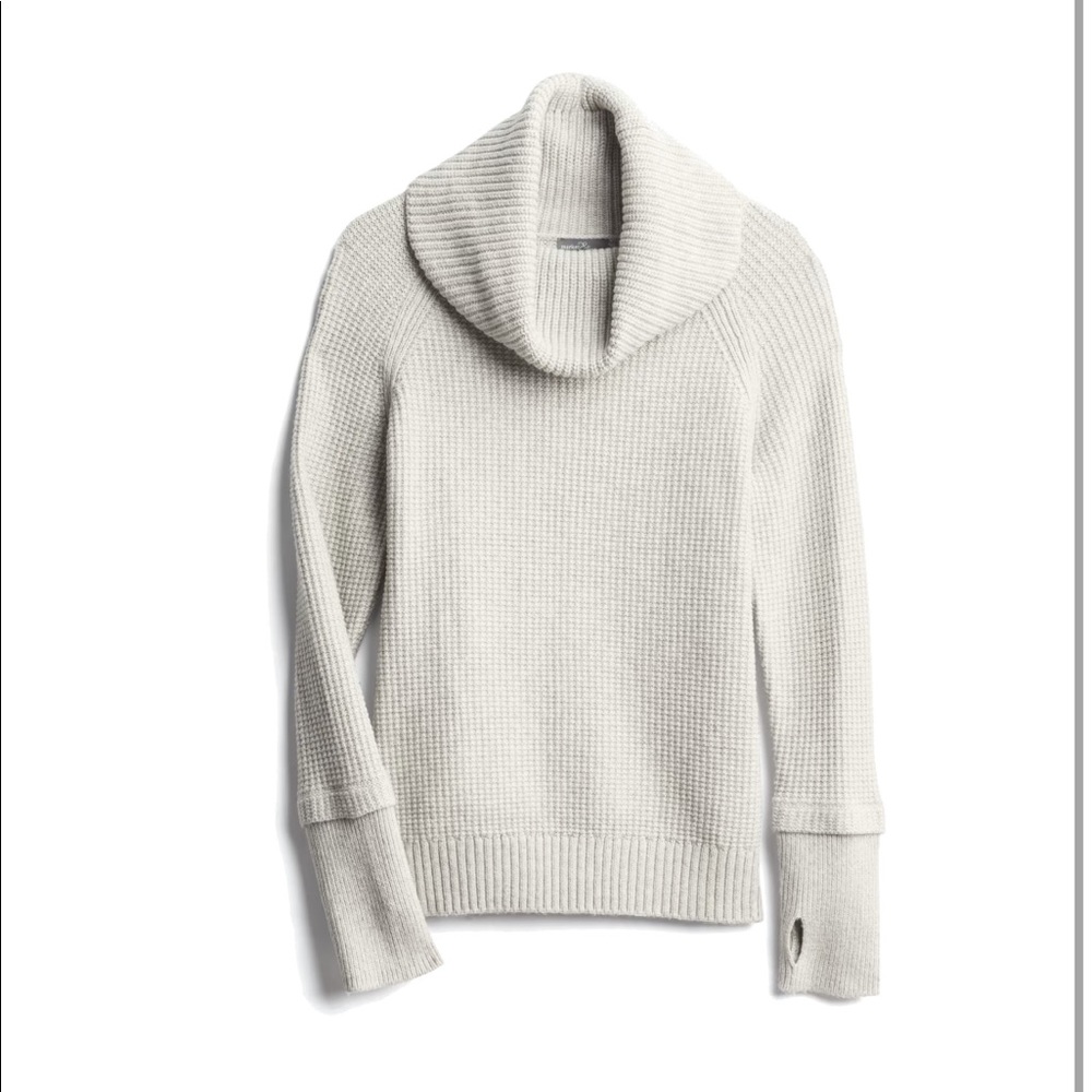 Sharon Cowl Neck Waffle Stitch Pullover XLP NWT